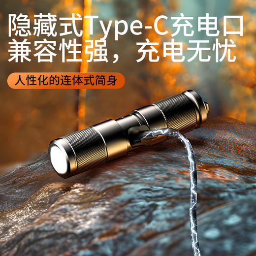 神火EF02钥匙扣手电筒微型小型随身便携强光户外多功能应急灯 商品图3