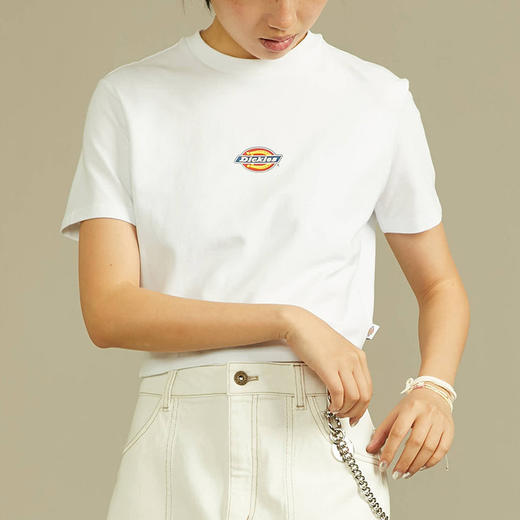 Dickies女式短款LOGO短袖T恤 舒适百搭修身短袖 DK012314 商品图10