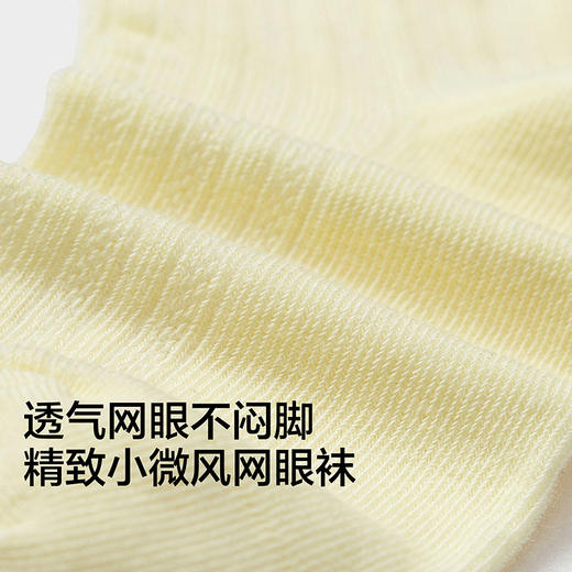 【商场同款】巴拉巴拉宝宝袜子夏新款网眼透气短袜女童甜美两双装 商品图3