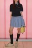 女款假两件短袖Polo衫la017 商品缩略图3