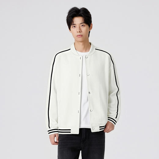 gxgjeans男装【热卖推荐】男士棒球服2026春款户外运动校园通勤夹克外套K&C 商品图1