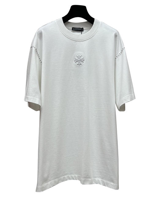 男款破损立体刺绣短袖T恤ba009 商品图0