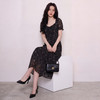 奢姿大码女装2026夏装碎花方领连衣裙泡泡袖胖妹妹减龄法式长裙9962832256 商品缩略图1