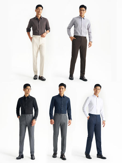 【凌志三号】铜氨莫代尔长袖衬衫247X0F642L 商品图2