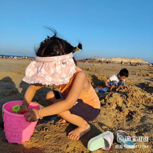 正啊！无补！蕉家儿童空顶防晒帽 26G04006 商品图3