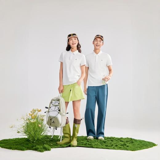 【厚盛--森系华夫格冰格POLO衫】轻奢级微垂感锦纶冰丝面料、华夫格透气孔结构设计、薄荷冰凉感性能、3D立体剪裁正肩版型、凉感防晒修饰身形、男女同款时尚休闲又百搭 商品图9