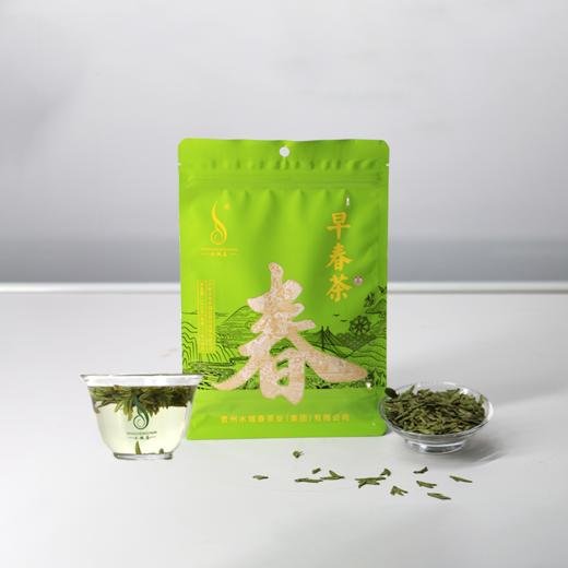 【六盘水水城春春茶】早春茶（绿茶）100g/袋茶形扁平挺直高爽甘鲜日常饮用招待朋友送礼佳品 商品图0