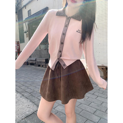 <曾小咸推荐>4.3现货秒杀 ！微信超特价！韩系复古麂皮绒半身裙 日常129.99 立减70 秒杀59.99！！ 商品图1