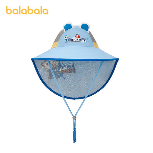 【商场同款海底小纵队IP】巴拉巴拉儿童帽子男童披帘防晒帽轻薄潮 商品图4