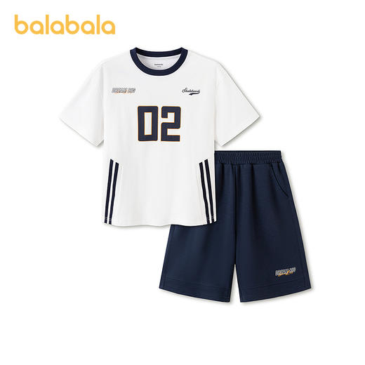 【商场同款】巴拉巴拉男童短袖套装儿童两件套2026新款夏速干凉感 商品图4
