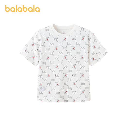 【商场同款】巴拉巴拉童装男童短袖t恤儿童2026新款夏装舒适上衣 商品图4