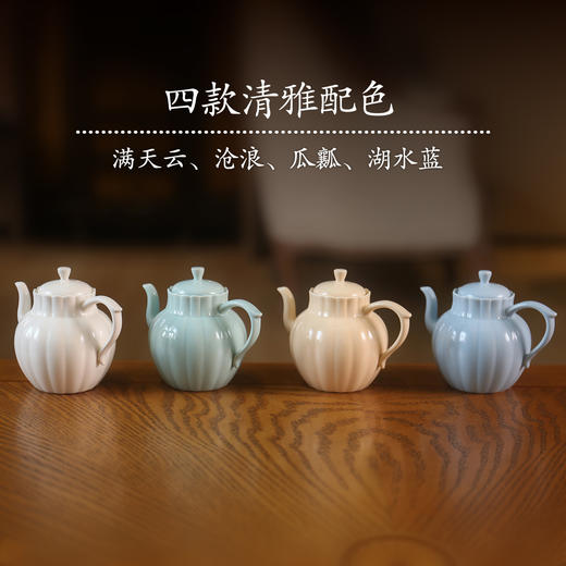 赵小姐的清雅小瓜壶手工泡茶壶家用喝茶壶德化白瓷茶壶手工壶单壶 商品图4