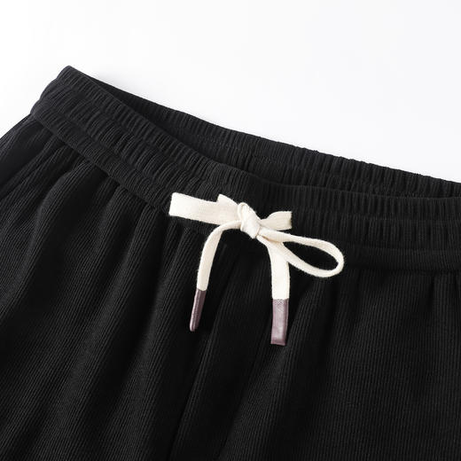 gxgjeans男装【灯芯绒】男士直筒休闲裤26春款纯色系带百搭校园通勤长裤男K&C 商品图7