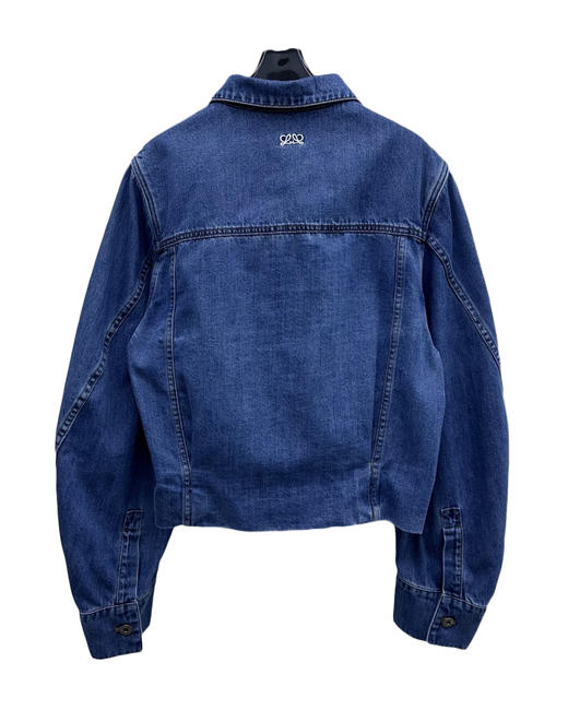 女款刺绣褶皱牛仔外套 可配套装la014 商品图1