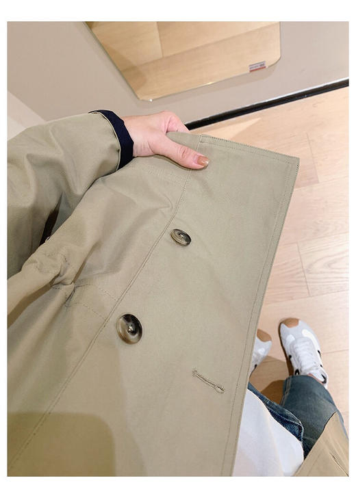 YAW55163撞色短款风衣 商品图9