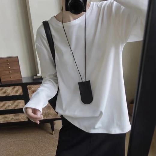 福利特价     row基础长袖T   人手款！ 气流纺工艺长袖   圆领长袖T恤 商品图3