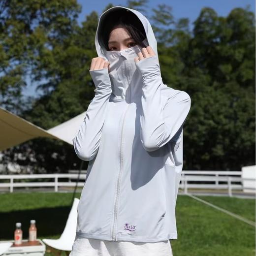 【UPF50+❗️男女同款防晒衣】冰丝凉感透气不闷汗，连帽护脸全防护，多色可选，情侣款通勤户外必备，时尚百搭新款大帽檐防紫外线透气防晒服L 商品图1