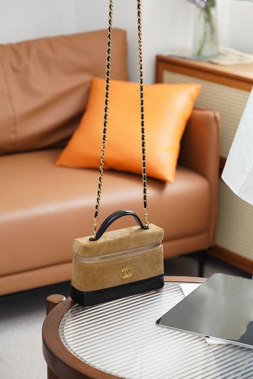 香奈儿 26ss 麂皮拼皮LP盒子包 商品图5