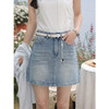 鹿向南【0405/20:00新品前1小时7折限量100件】蓝色牛仔半身短裙 商品缩略图0