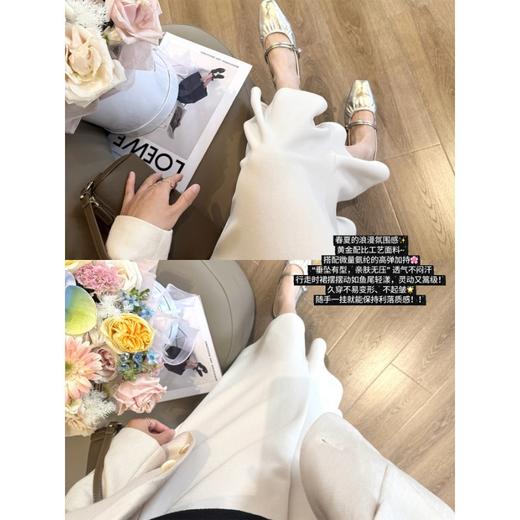 步步生花鱼尾裙！2026新款极简平腰弹力垂顺6片裙 气质灵动半身裙！ 商品图1