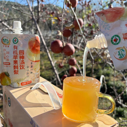 【买四箱送一箱】基地直发 | 有机苹果刺梨四神汤饮 商品图1