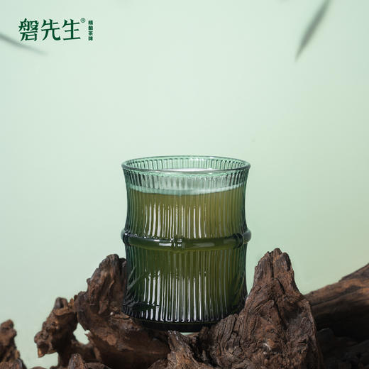 创意竹节高硼硅耐啤酒玻璃杯ins高颜值牛乳冰美式拿铁咖啡杯260mlPA 商品图5