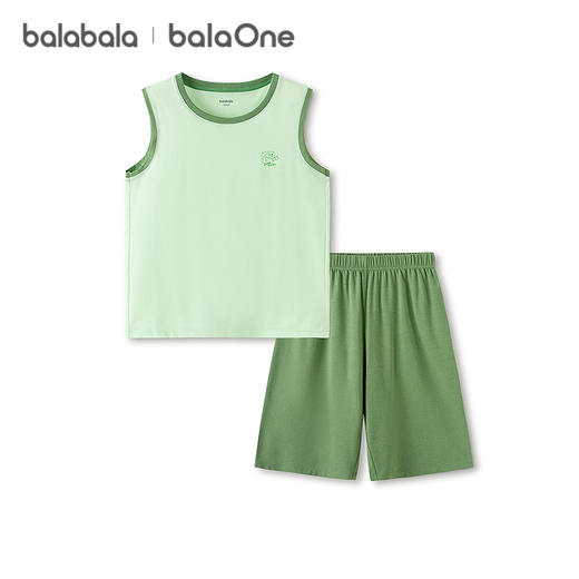 巴拉巴拉男童背心套装夏季空调服儿童睡衣小童宝宝家居服大童无袖 商品图4