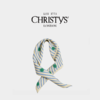 【新品】Christys'百年皇室品牌 100%桑蚕丝巾波点条纹小方巾 商品缩略图1