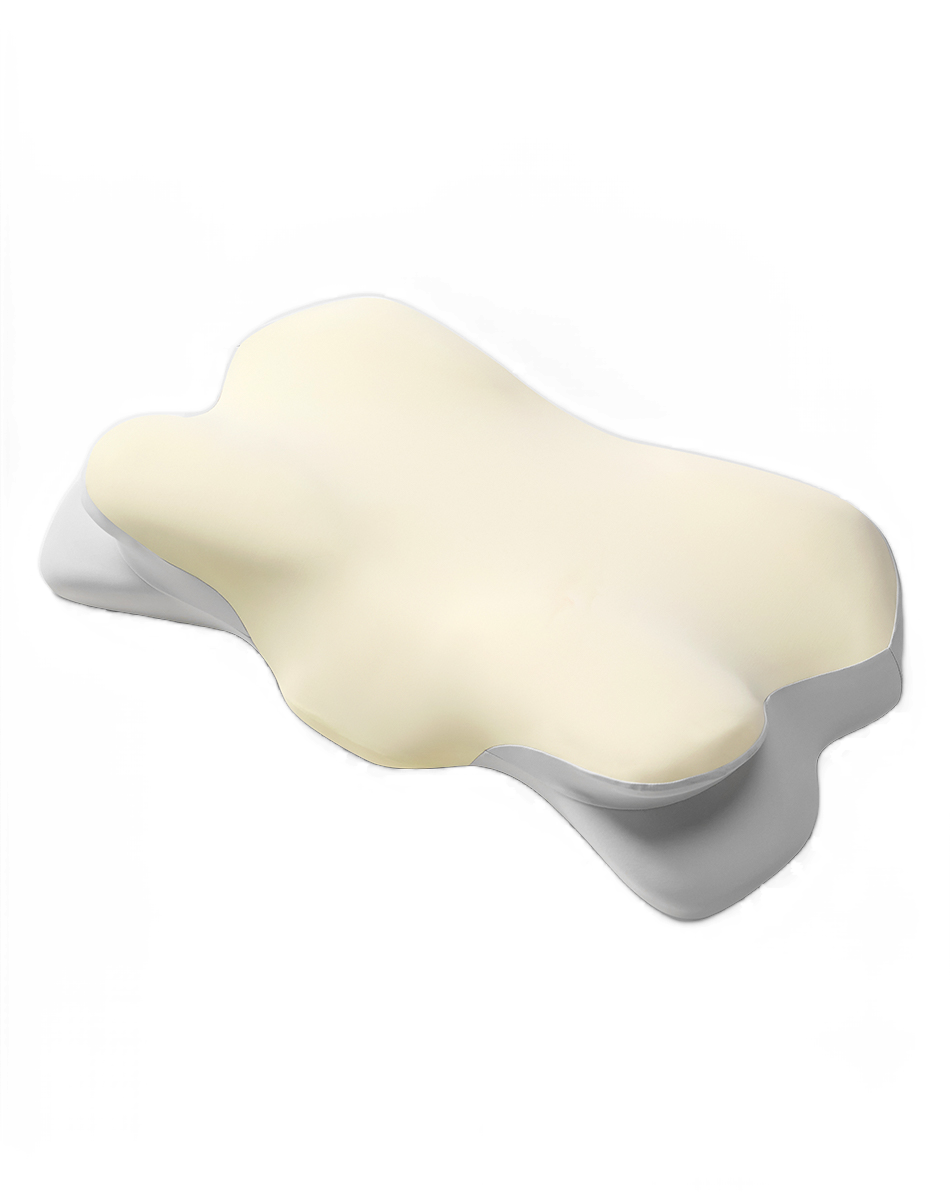 QYS04040 拉芙菲尔 送礼专利设计护颈椎枕A类奶盖多肉记忆棉枕头颈椎支撑枕芯【单个】