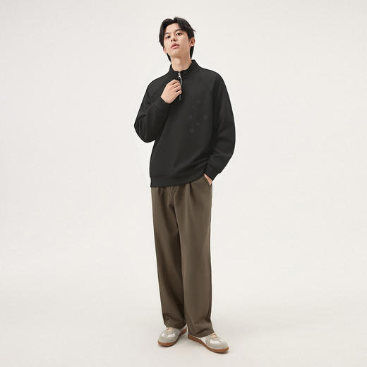 gxgjeans男装【多色可选】男士立领卫衣2026春款户外运动百搭青少年上衣男K&C 商品图1