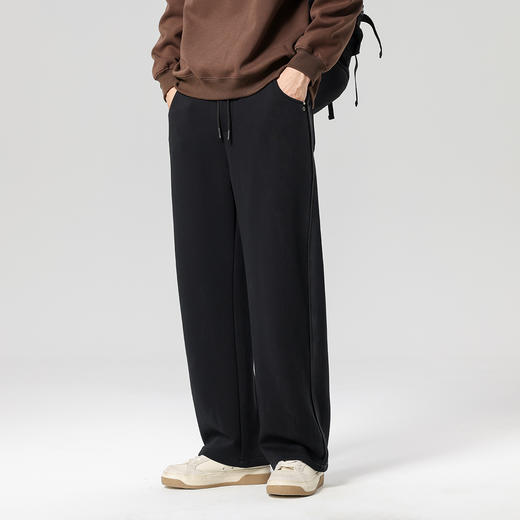 gxgjeans男装2026春款男士休闲裤宽松时尚潮流阔腿裤日常校园通勤长裤男K&C 商品图1