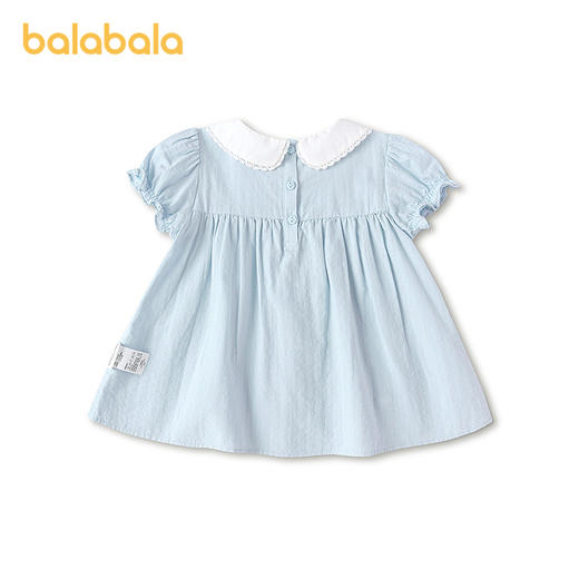 【商场同款】巴拉巴拉儿童短袖衬衫女童2026新夏装时髦泡泡袖上衣 商品图2