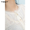 夏上新木耳边系带荷叶边减龄温柔风蕾丝小衫1262017 商品缩略图2
