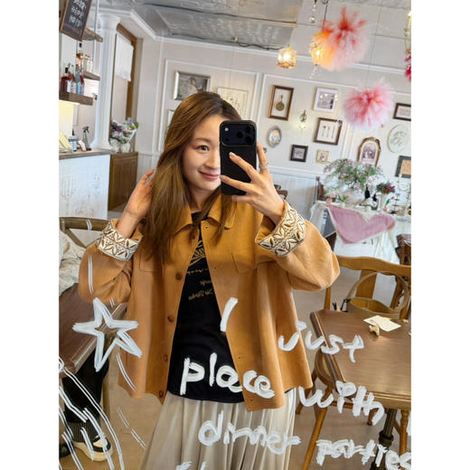 2604115    精致刺绣 🍊橘 春款外套 商品图11