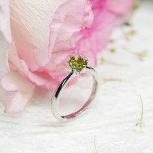 【清明节宝石专场】1号 绿宝石戒指 可调节 任意圈口均可佩戴 配饰925银 主推 商品图1