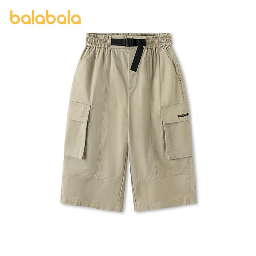 【商场同款】巴拉巴拉童装儿童中裤男童短裤2026夏工装七分裤速干 商品图4