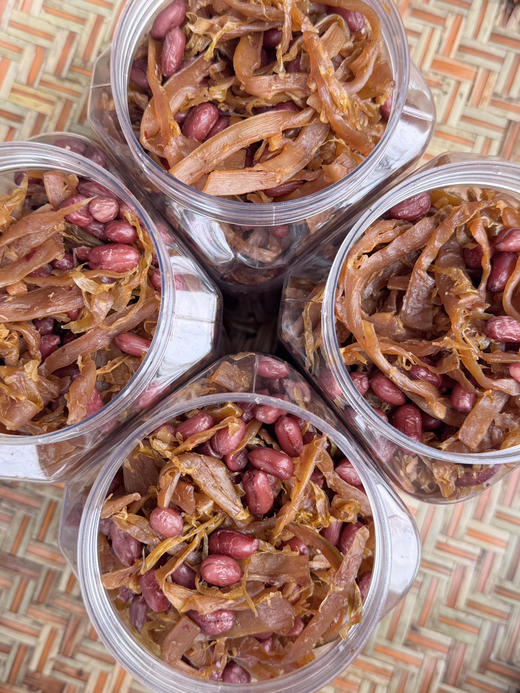 小零嘴 临安笋干花生  最嫩的笋，最香的红衣小花生，配料表超干净，咸啧啧，鲜嘟嘟 商品图2