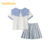【商场同款】巴拉巴拉女童短袖套装儿童两件套2026新款夏甜美学院 商品缩略图2