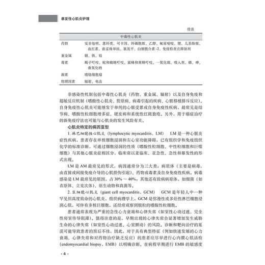 暴发性心肌炎护理 何细飞 陆丽娟 主编 本书适用于各级临床心血管专科护理人员阅读 临床医学 护理学 9787030851413 科学出版社 商品图4