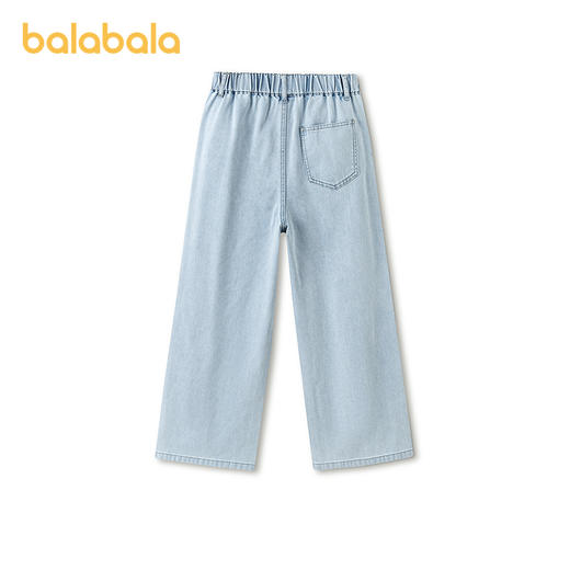 【商场同款】巴拉巴拉童装女牛仔裤儿童裤子2026新款夏柔软直筒裤 商品图2