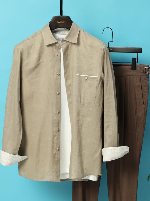 【雨林假日】callisto定制亚麻花衬衫系列 商品图3