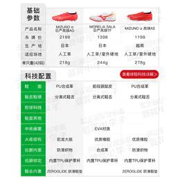 Mizuno/美津浓阿尔法α高端AG短钉日产人草成人足球鞋男P1GA236164 商品图1