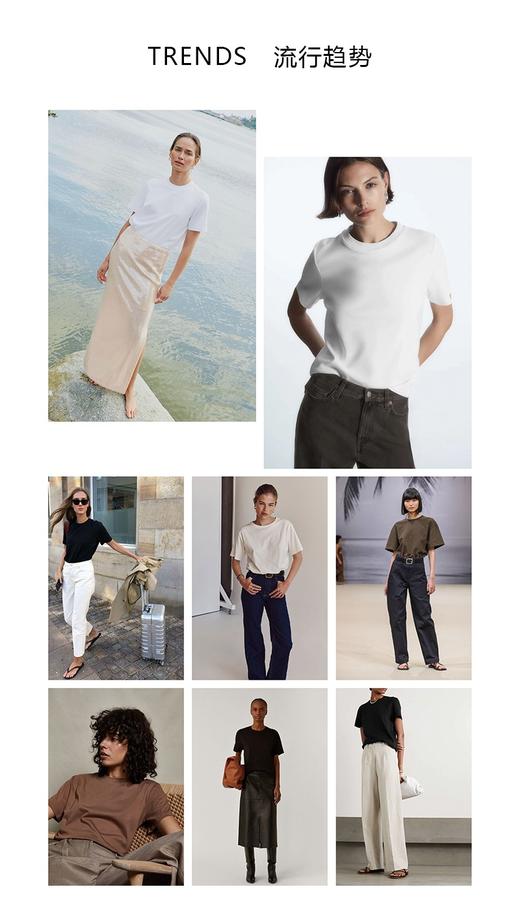 糯感醋酸绵羊毛高弹女士短袖T恤 商品图8