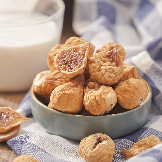 【自然风干❗️优质无花果干】果肉饱满软糯清甜，天然风干无添加，每一颗都透着浓郁果香，特产孕妇零食原味果干泡水煲汤休闲零食果干果脯QQ 商品图1