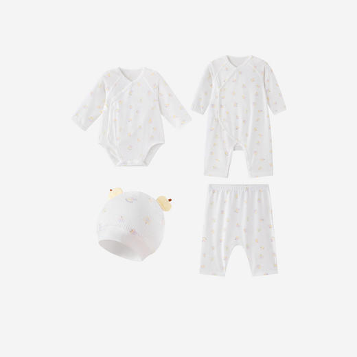 【商场同款】英氏婴儿礼盒新生儿见面礼实用春夏蚕丝宝宝满月礼物 商品图4