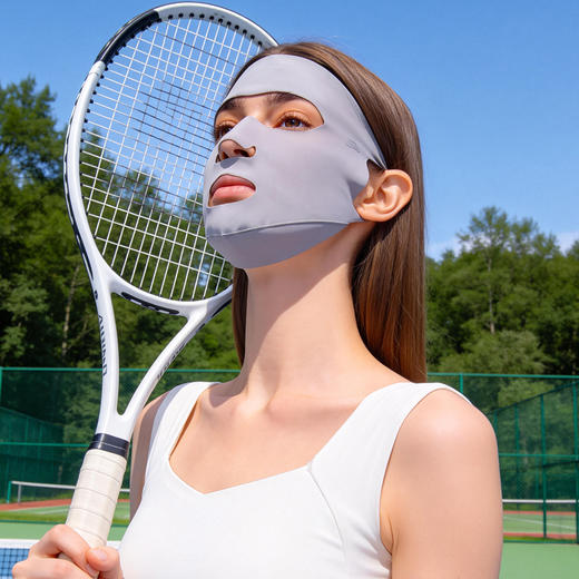 素湃Supield面膜防晒口罩全波段防紫外线立体遮阳脸基尼凉感面罩 商品图5