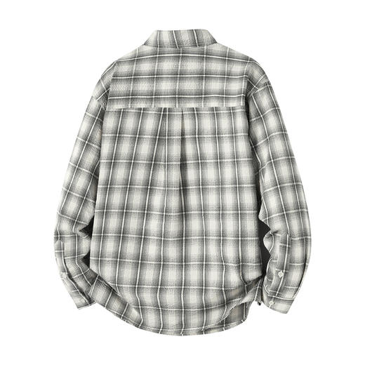 gxgjeans男装【青春流行】格子衬衫26春款时尚百搭校园户外青少年外套上衣男K&C 商品图6