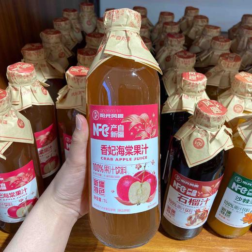 风趣NFC100%香妃海棠苹果汁1L 商品图0