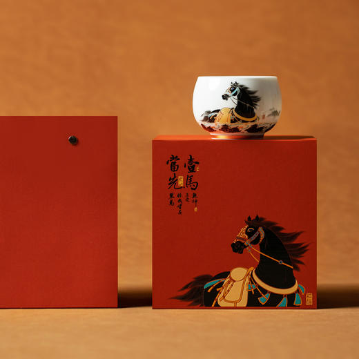 拾艺-罗汉杯 一马当先泽白款PA 商品图3