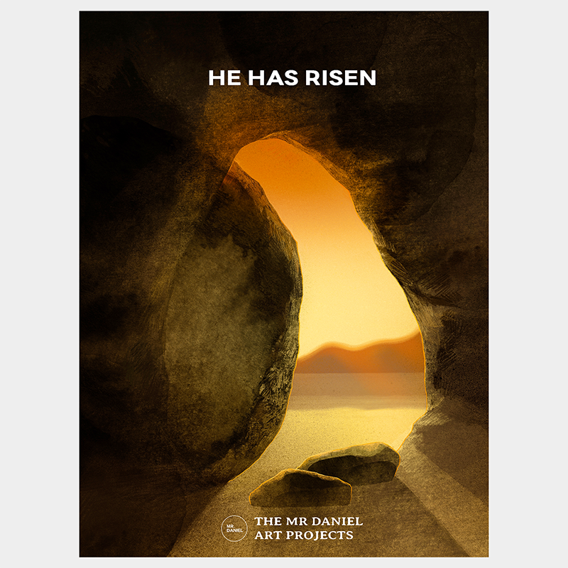 HE HAS RISEN 版画壁纸（电子版）